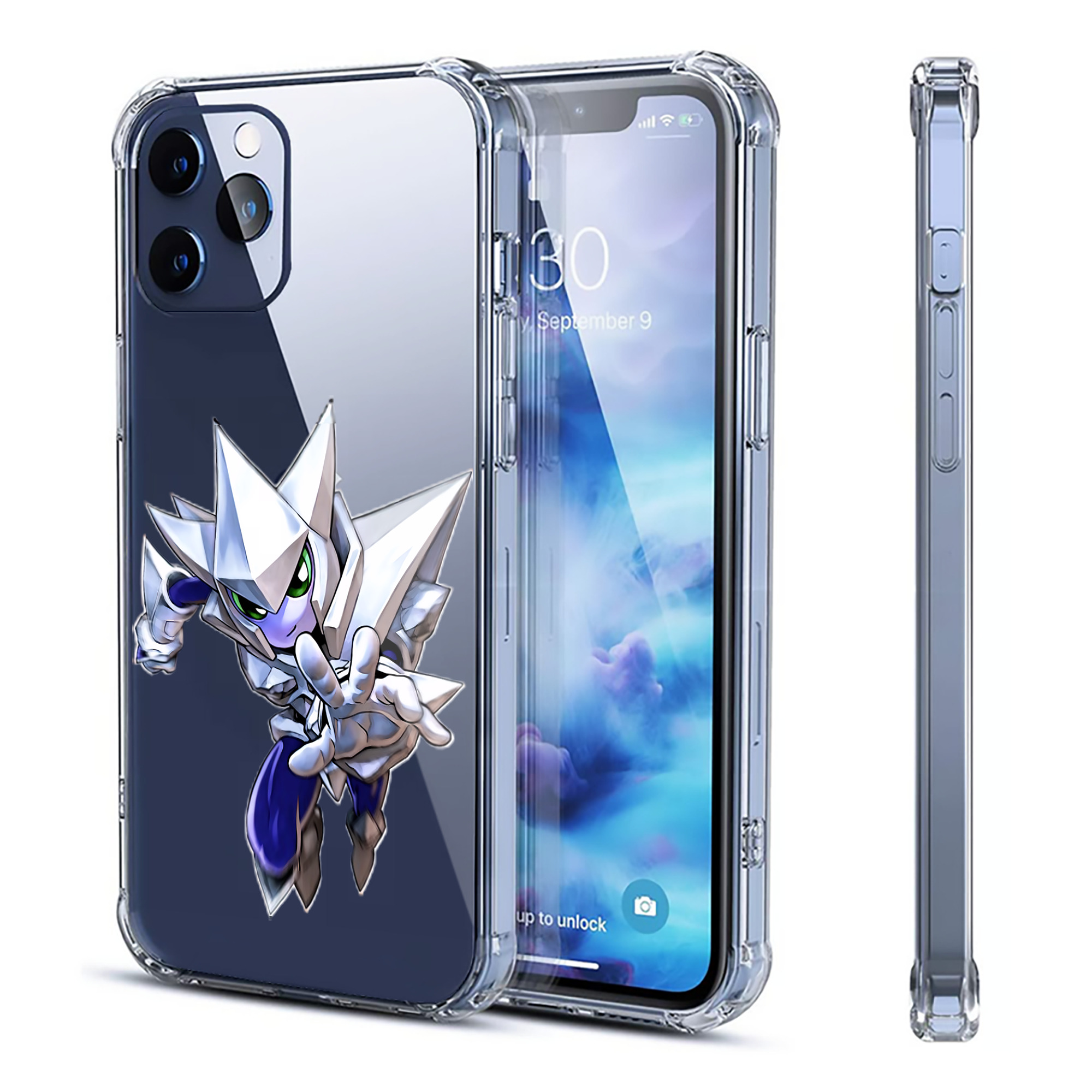 （画像用） 遊☆戯☆王 Yu-Gi-Oh! 【iPhone 12シリーズ対応】透明スマホケース（クリアソフトケース）